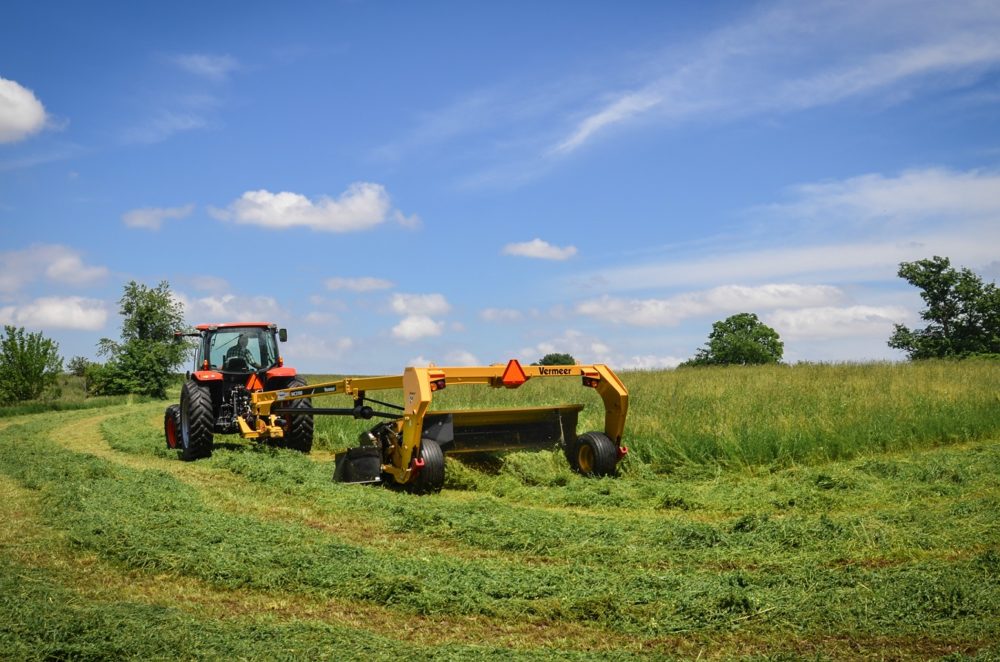 Sequence of Drying Forage