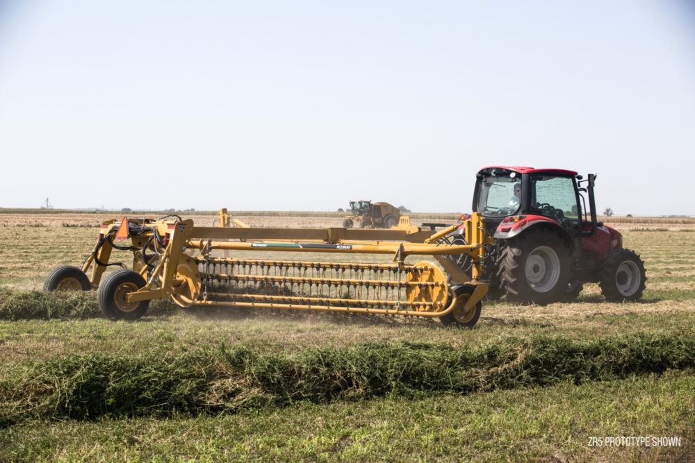 Twin basket rakes: a case study for quality and baleage